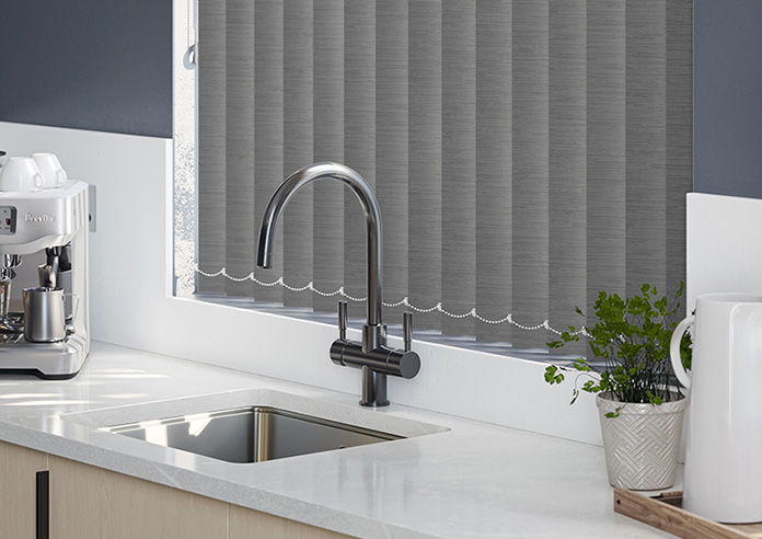 Amalfi, Bastille Grey - Vertical Blind - Image 5